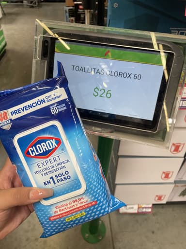 Bodega Aurrerá toallas clorox 60 - Bodega Aurrera