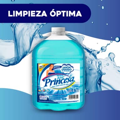 AMAZON: JABON DE LAVANDERIA LIQUIDO AZUL PRINCESA 3.5LT - Amazon