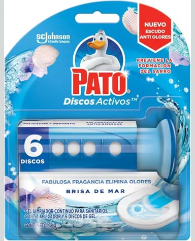 Amazon: $28 ||| 3x2 + PyA ||| Pato Baños Discos Activos Brisa de Mar con Aplicador - Amazon