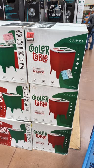 Walmart Aviación: Cooler Table - Walmart