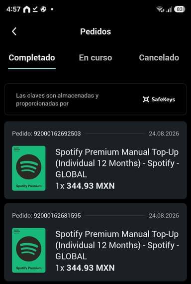 G2A: Spotify Premium Manual Top-Up (Individual 12 Months) - G2A