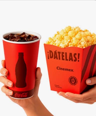 Suma Beneficios: Cinemex Tradicional Combo Grande. Combo grande - Cinemex