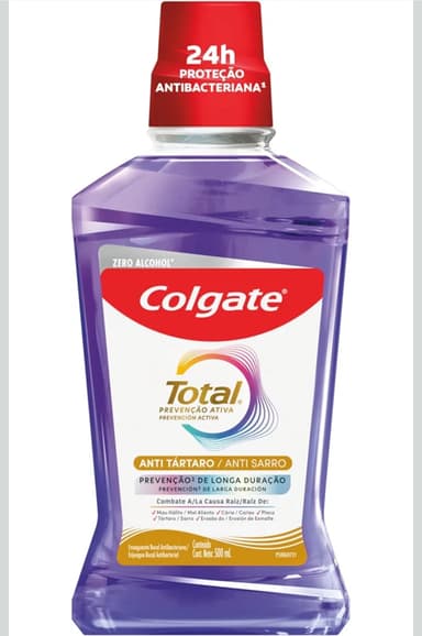 Amazon: $45 ||| 3x2 ||| Colgate Total Antisarro, Enjuague Bucal sin Alcohol, de Uso Diario 500 mL | Planea y Ahorra - Amazon