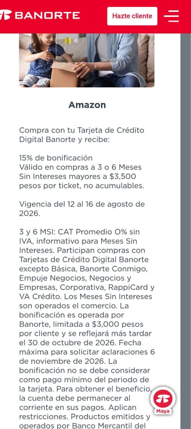 Banorte: 15% de bonificación comprando en Amazon a MSI - Amazon