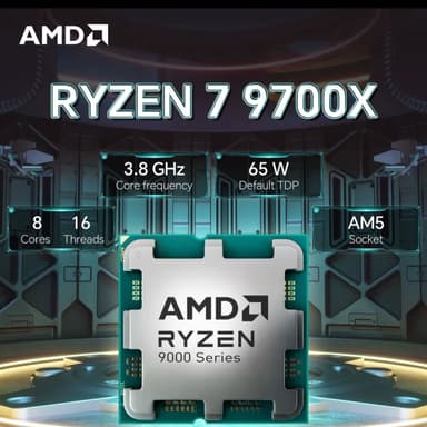 AliExpress: Procesador AMD Ryzen 7 9700X R7 9700X 3,8 GHz L3 = 32M 65W 8 núcleos 16 hilos DDR5 - AliExpress