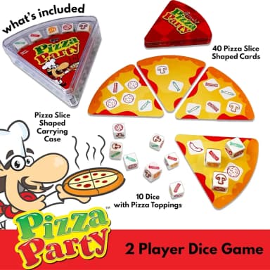 Amazon: Juego de dados Pizza Party - Amazon