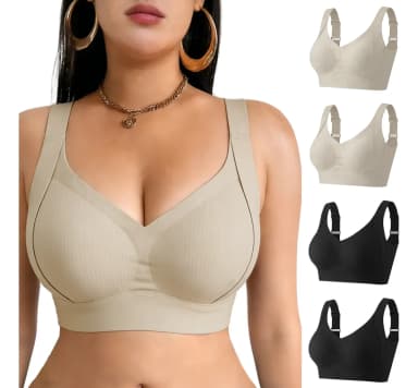 Mercado Libre: Pack 4 Brasieres Push Up Sin Varilla Para Mujer - Mercado Libre