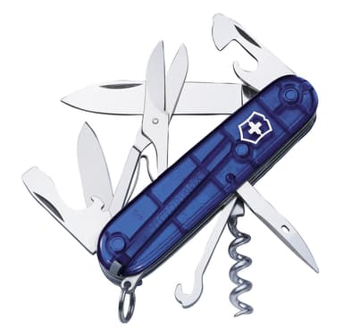 Amazon: Victorinox Navaja Climber, AzulTransparente, 14 Usos - Amazon
