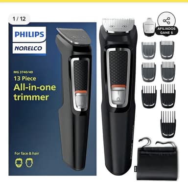 Mercado Libre: Rasuradora Philips Multigroomer Norelco MG3740/40 negra - Mercado Libre