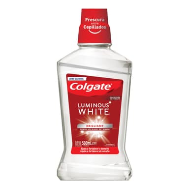 AMAZON: Colgate Enjuague Bucal Luminous White Aliento Fresco y Duradero 500 ml (Planea y Ahorra) - Amazon