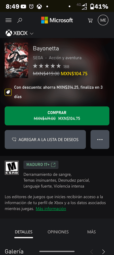 Xbox: Bayonetta - Xbox