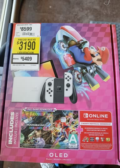 Walmart: Nintendo Switch Oled White MK8 - Walmart