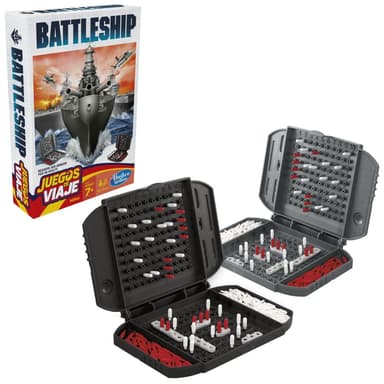 AMAZON: Mini Juegos Hasbro Gaming, Battleship Clásico Grab and Go Game, Juego de Mesa en Versión Viaje, Versión Español - Amazon