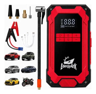 Mercado Libre: Compresor Cargador De Baterias Arrancador Con Inflador 150psi EnergyArk - Mercado Libre