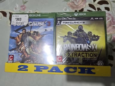 Bodega Aurrera: 2 Pack Xbox One, Just Cause 3 + Rainbow Six Extaction - Bodega Aurrera