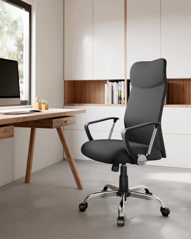 Amazon: SONGMICS Silla de Oficina Ergonómica, Altura Ajustable, soporta 120 kg - Amazon