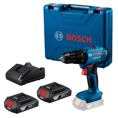 Amazon: Bosch GSB 183‑LI Rotomartillo Inalámbrico 18 V – 2 Baterías + Maletín – Taladro Percutor para Metal, Madera - Amazon