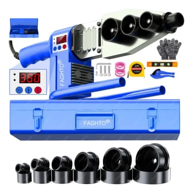 Mercado Libre: Kit Termofusor FAGHTO 1800W con Pantalla LCD para Tuberías de PPR y 12 Dados - Mercado Libre