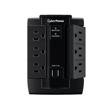 Amazon: CyberPower P600WSURC1 Supresor De Picos, Negro - Amazon