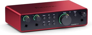 Amazon: Interfaz Focusrite Scarlett 2i2 4ª Generación - Amazon