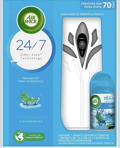 Amazon: Airwick freshmatic aparato + repuesto, leer descripción | Comprando 2 piezas ($134 c/u) | Planea y Ahorra - Amazon