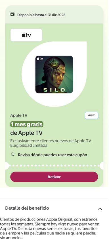 Apple TV 1 Mes gratis Con Bodega Aurrera - Apple TV+
