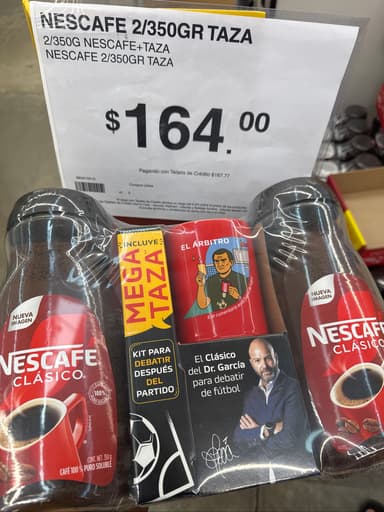 Sam's Club: 2 Nescafe Clasico 350gr + Taza - Sam's Club