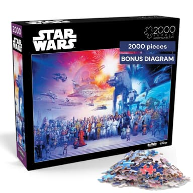Amazon: Buffalo Games - - Star Wars - Rompecabezas de 2000 Piezas - Amazon