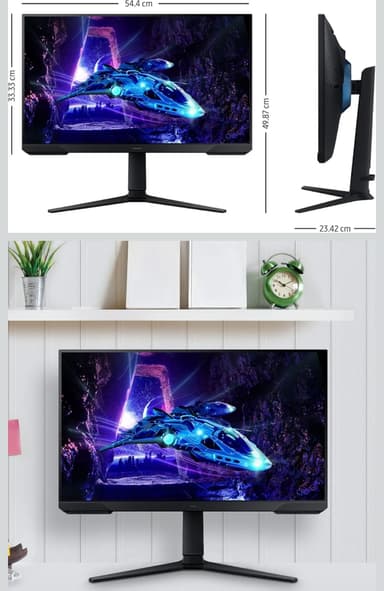 Amazon: Samsung 24" Odyssey Monitor G30D FHD 180Hz, - Amazon