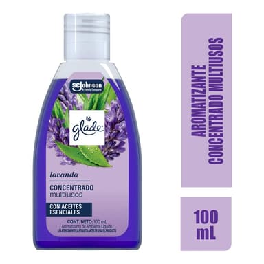 AMAZON: Glade Aromatizante Líquido Concentrado Multiusos para Hogar Lavanda 100 ml (Comprando 2 piezas, precio c/u) - Amazon