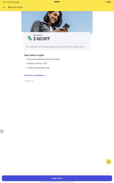 Mercado Pago: $60 de descuento en pago de servicios (usuarios seleccionados) - Mercado Pago