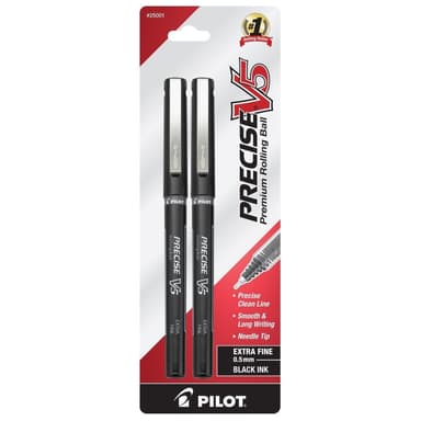 Amazon: Bolígrafos Pilot Precise V5 Negra (Blíster con 2 piezas) a $26.25 pesos por pluma | Promo 4x3 - Amazon