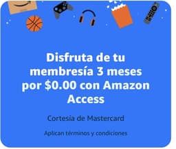 Amazon Prime 3 meses sin costo abriendo tu cuenta Access