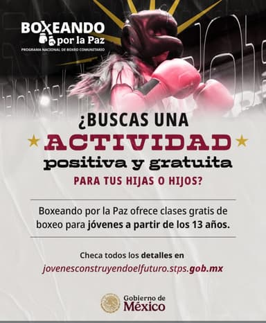 CLASES GRATUITAS BOX - Gobierno de México - Gobierno CDMX