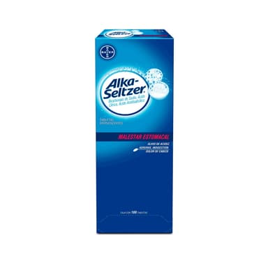 AMAZON: Alka Seltzer Antiácido, Alivio de Malestares, Dolores de Cabeza, Cuerpo y Estómago, 100 Tabletas Efervescentes (Planea y Ahorra) - Amazon
