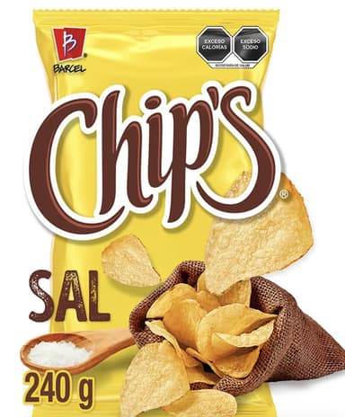 Amazon: Chips sal 240 grs, leer descripción ($40 c/u comprando 9) - Amazon