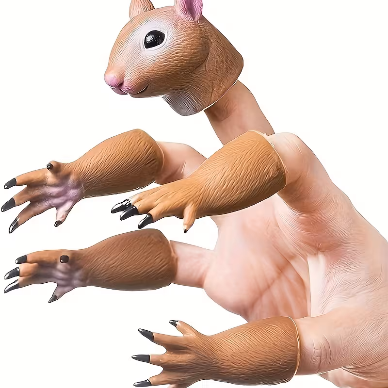 Productos TOP de Temu: Marioneta de Ardilla con dedos - Temu