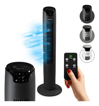 Mercado Libre: Ventilador Torre Oscilante 42" 3 Modos Pantalla LED Silencioso Control 106 Cm Blick (disponible en gris y blanco) - Mercado Libre