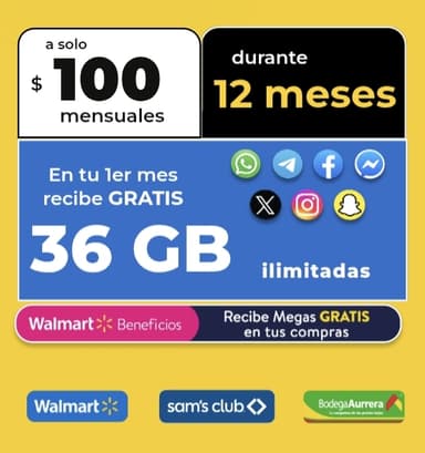 Bait 36GB + Redes Sociales Sin Limite - BAIT