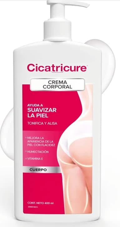 Amazon: CICATRICURE Crema Corporal Tonificante 400ml - Aceite Biorestaurador Eficaz para Cicatrices, Estrías | Planea y Ahorra - Amazon