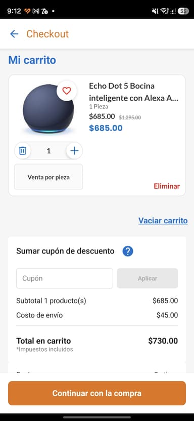ECHO DOT 5 CHEDRAUI - Chedraui