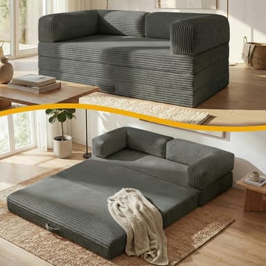 Amazon: Erament - Sofá cama convertible con colchón triple plegable - Amazon