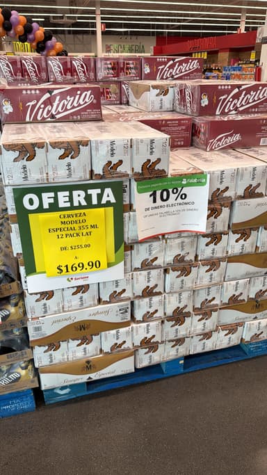 Soriana: Cerveza modelo (12 pack) - Soriana
