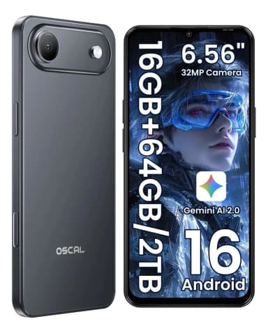 Mercado Libre: Celular Oscal Flat Lite 17 Air Android 16 De 16 Gb+64 Gb/2 Tb TF - Mercado Libre