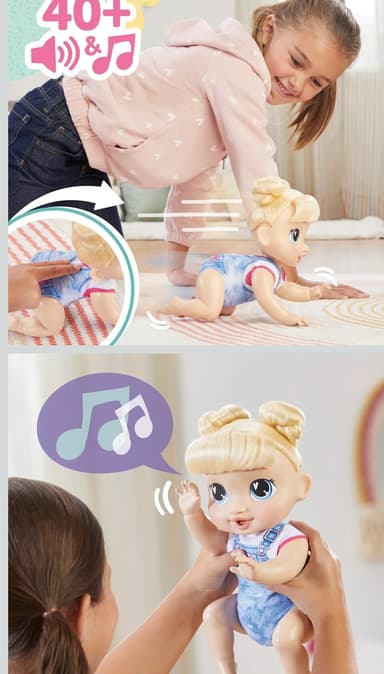 Amazon: Baby Alive Harper Hugs Muñeca Gatea Interactiva 27 cm - Amazon