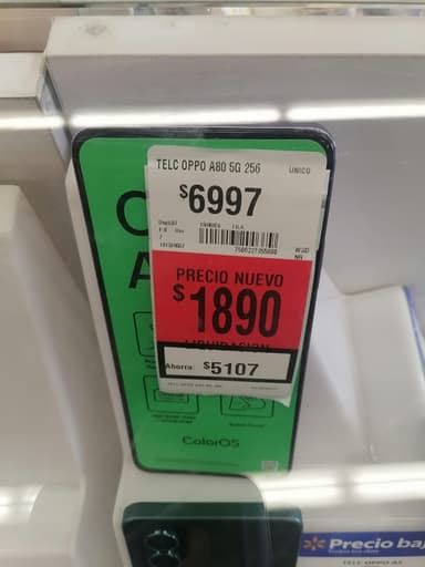 Walmart: Celular OPPO A80 5G 256GB - Walmart