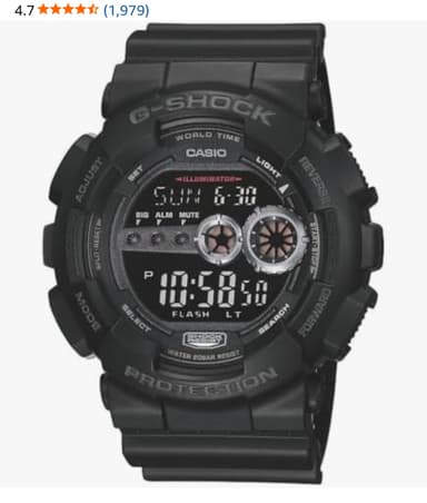 Amazon: Reloj Casio G Shock Táctico (full black) - Amazon