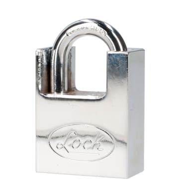 AMAZON: Lock L22A40DCSB Candado de Acero Antipalanca, Llave de Discos, Cromo Satinado, 40 mm - Amazon