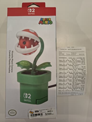 GamePlanet Camara Nintendo Planta Piraña - Game Planet