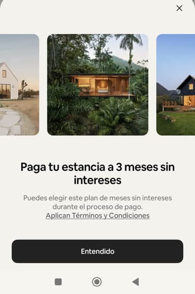 Airbnb: Ahora 3 MSI en todas las reservas con cualquier banco (Excepto HSBC) - Airbnb
